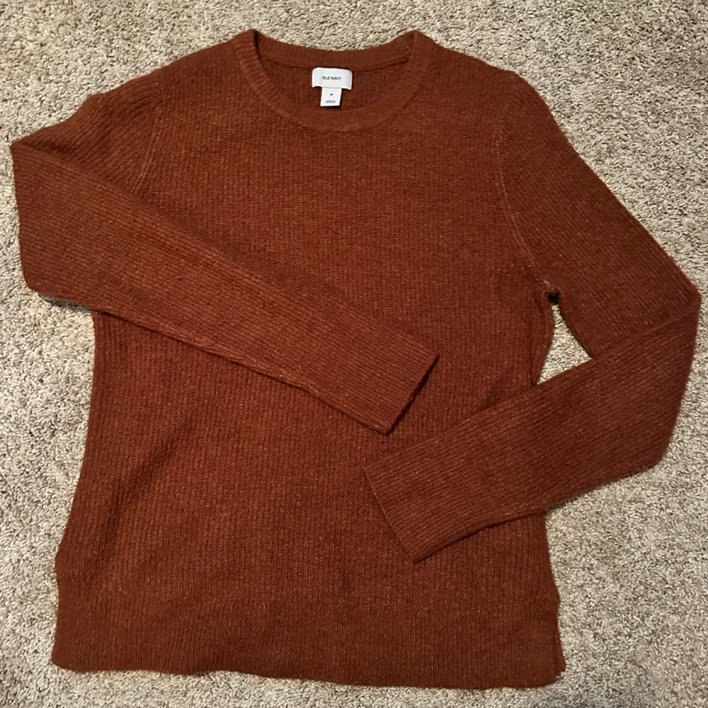 Old Navy Women's Sweater in Rust Brown